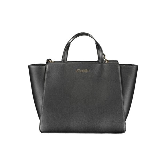 Tommy Hilfiger Black Polyester Handbag
